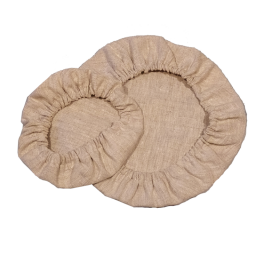 Ľanová pokrievka SET priemer 15-18cm + 25-28cm 