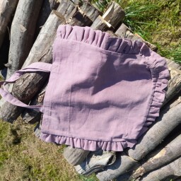 Taška ľanová s volánom