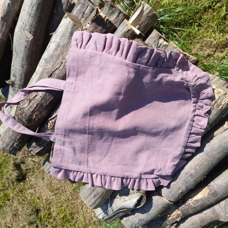 Taška ľanová s volánom